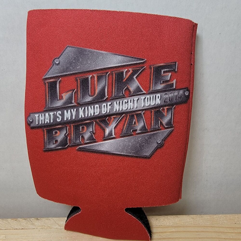 Luke Bryan "That's My Kind Of Night Tour 2014" Can Koozie Burgundy